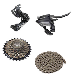 Shimano Gear Set — Upgrade Single Speed to 7 Speed