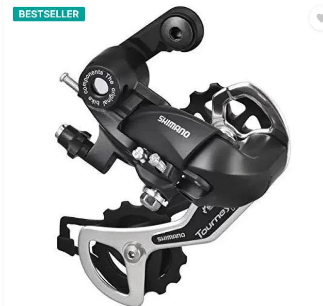 UDee Tourney rd-ty300 6/7 Speed Direct Mount Rear derailleur-Silver/Black Bicycle Brake Disk