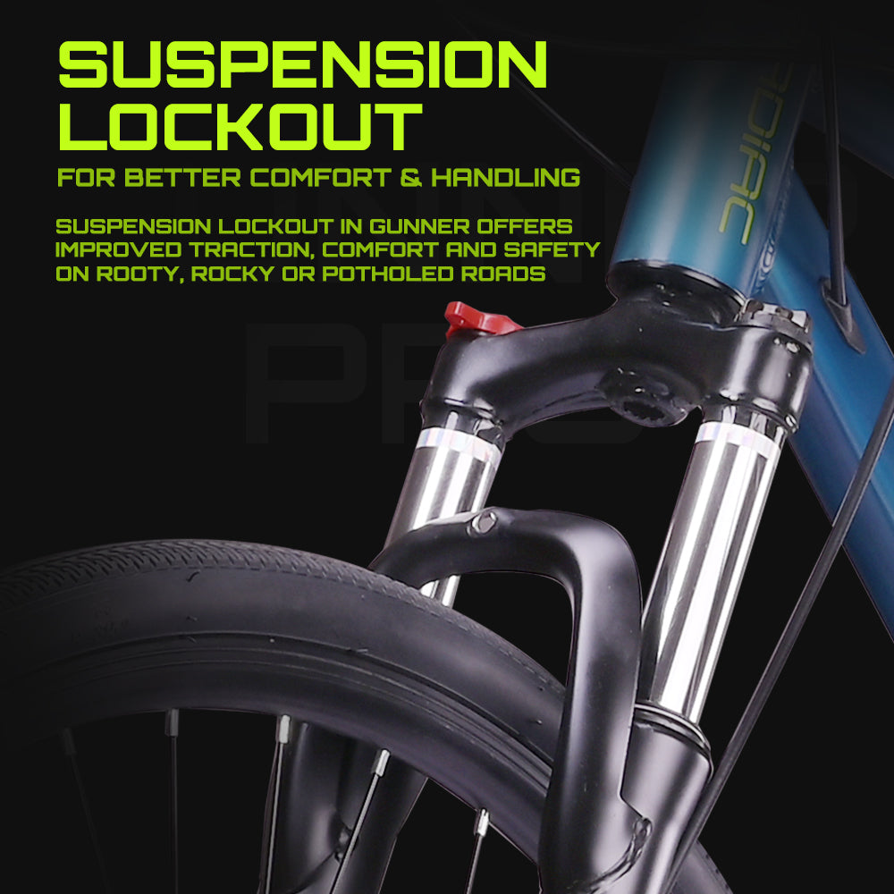 Cradiac Gunner Pro Teal Blue Suspension