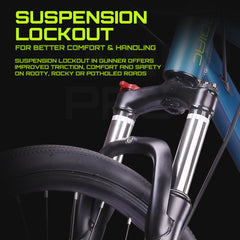 Cradiac Gunner Pro Teal Blue Suspension