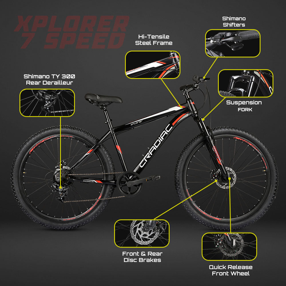 CRADIAC XPLORER 7 SPD BLACK