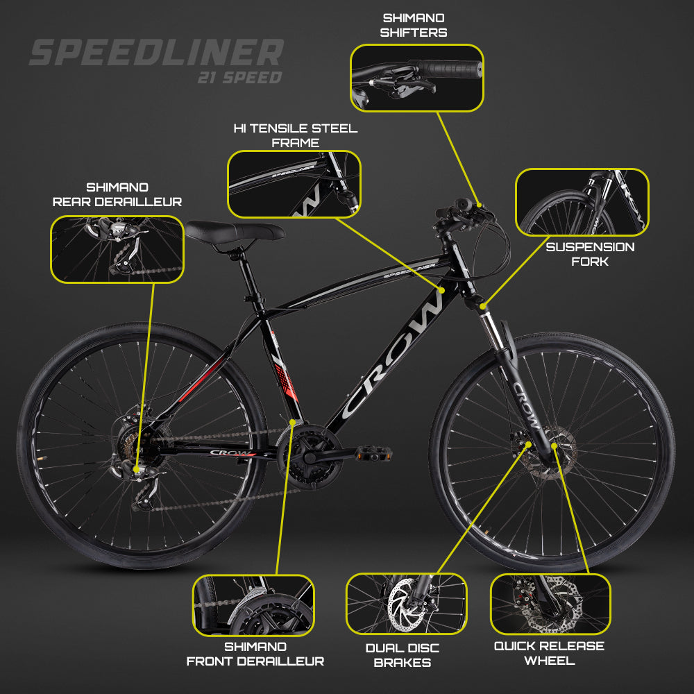 Crow Bikes SPEEDLINER - 21 SPEED