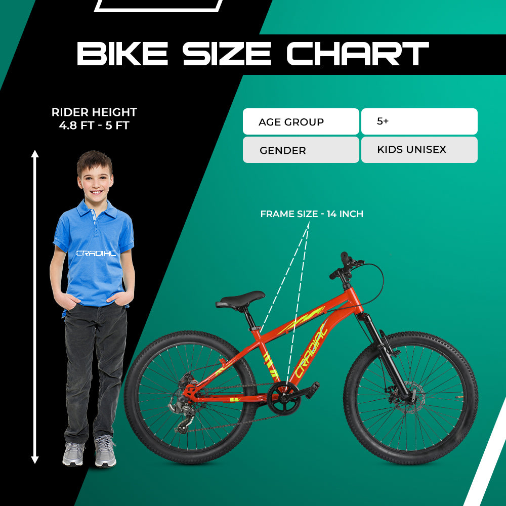 Buy Cradiac Elora Red Pro Speed MTB Bicyclekart – Bicycle Kart