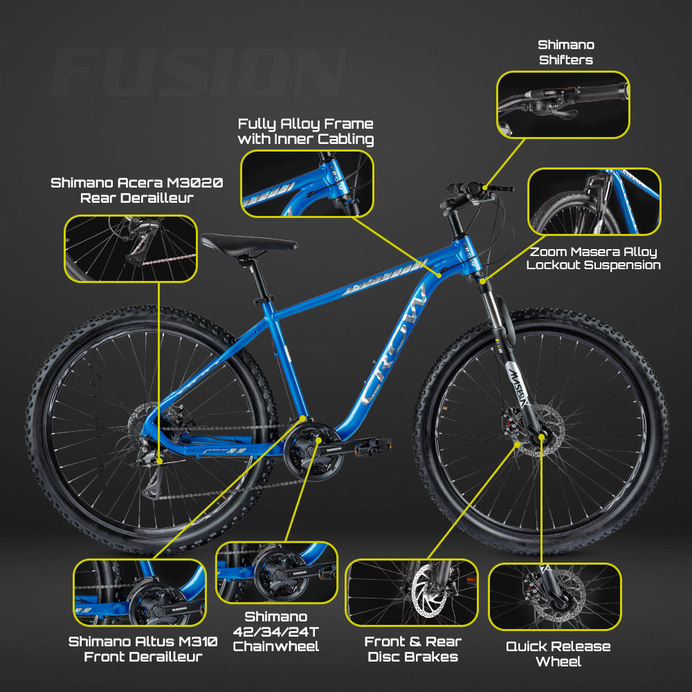 Crow Bikes FUSION - 24 SPEED