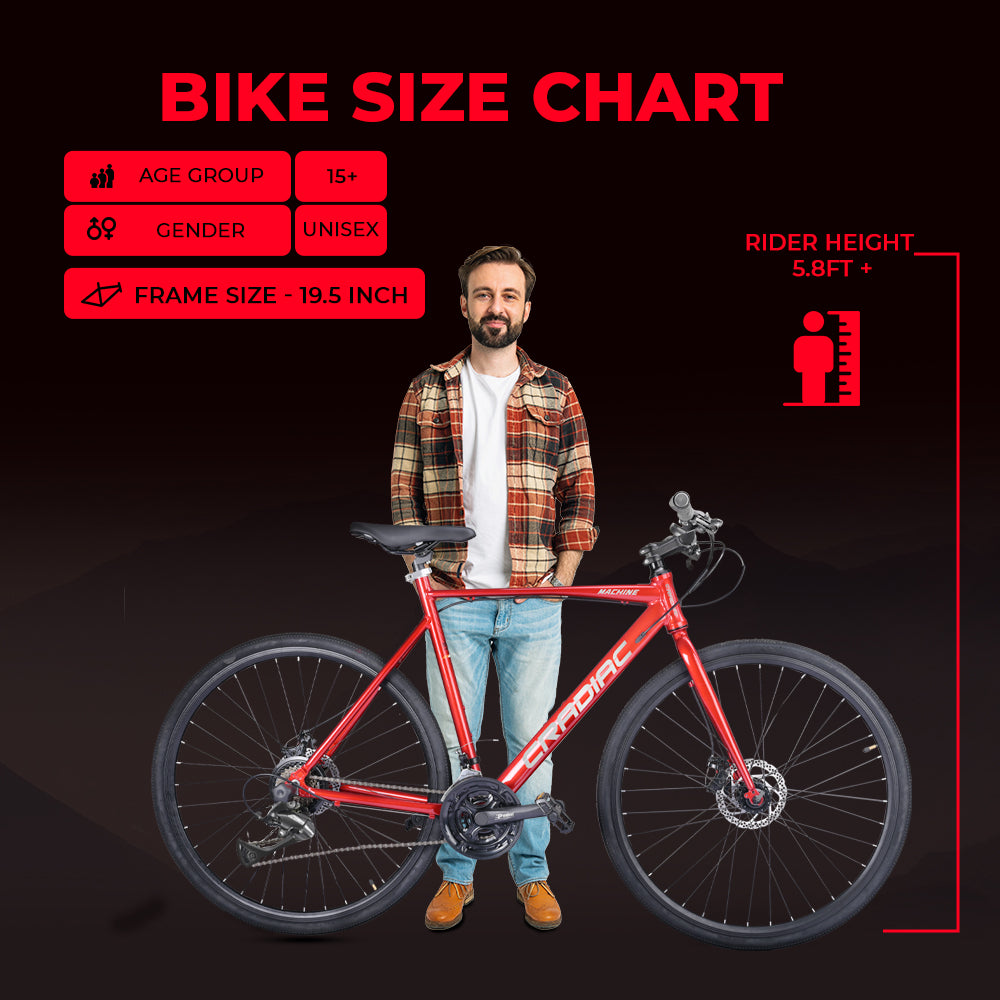 Height 24 Cycles Hero Rafale 24T (Height 137CM 152 CM To 5ft
