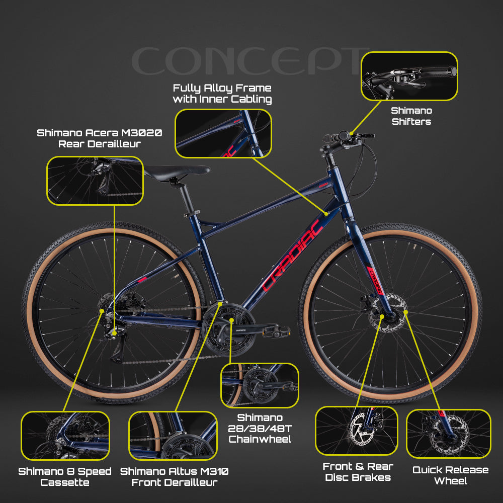 CRADIAC CONCEPT GRAVEL 24 SPEED