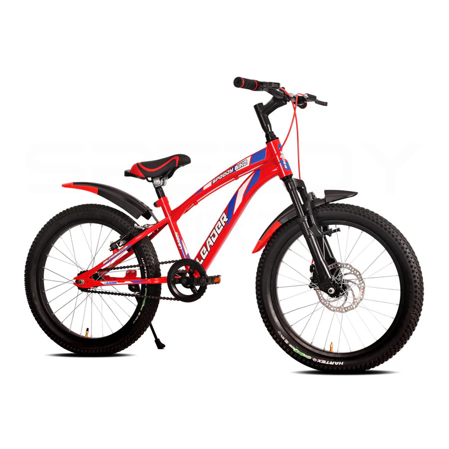 LEADER Speedy Bike 20T Kids Cycle Ideal for 7-10 years Age 20 T Mountain Cycle  (Single Speed, Black, Rigid)