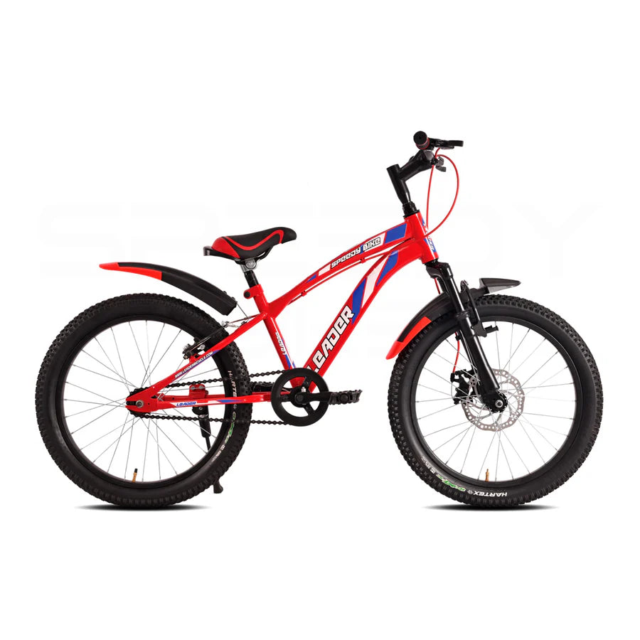 LEADER Speedy Bike 20T Kids Cycle Ideal for 7-10 years Age 20 T Mountain Cycle  (Single Speed, Black, Rigid)