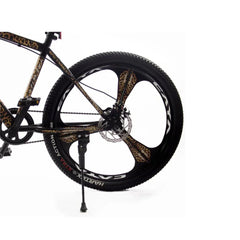 CAYA Cheetah Cycle for Kids | Front Suspension & Dual Disc Brakes with Magnesium Alloy Rims | Frame Size: 18.5" inch | Ideal Height: 4.8ft | Tyre: 26" inch for 12+ Years (Multicolor)