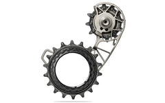 Absolute Black, Hollowcage® Titanium ceramic oversized derailleur pulley cage Shimano 9250