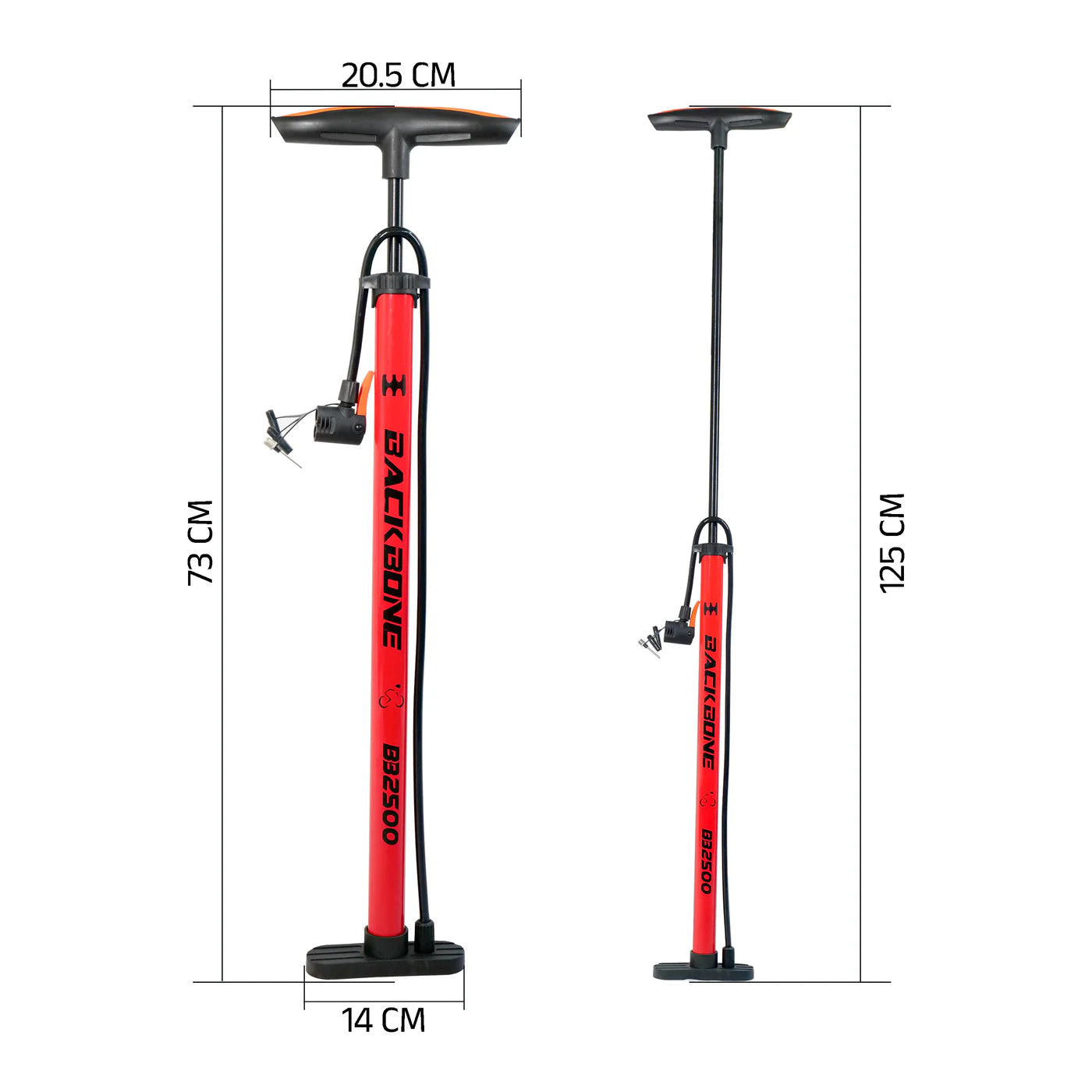 Backbone BB2500 Bicycle Air Pump