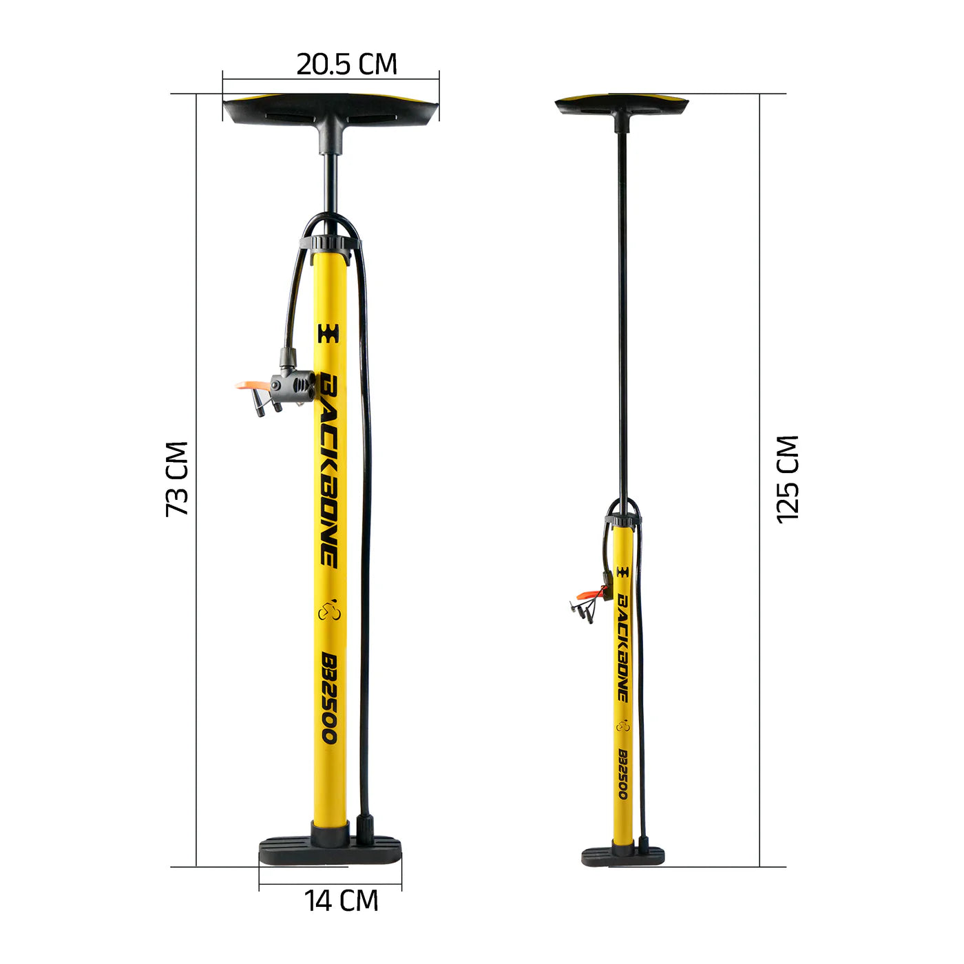 Backbone BB2500 Bicycle Air Pump