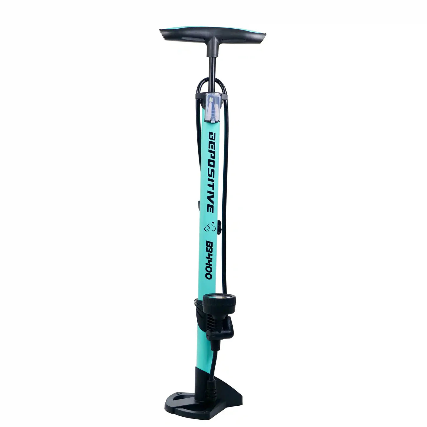BePositive BB4400 Bicycle Floor Pump with Gauge