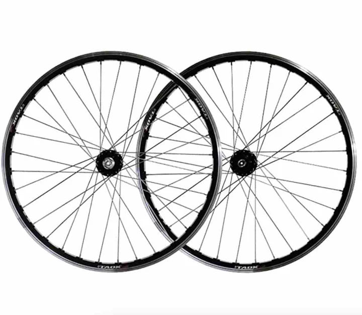 Bicycle Rim 26 Inch Fully Laced - Double Wall Alloy (Single Piece) Rear Geared Freewheel / Black