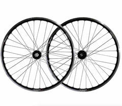 Bicycle Rim 26 Inch Fully Laced - Double Wall Alloy (Single Piece) Rear Geared Freewheel / Black