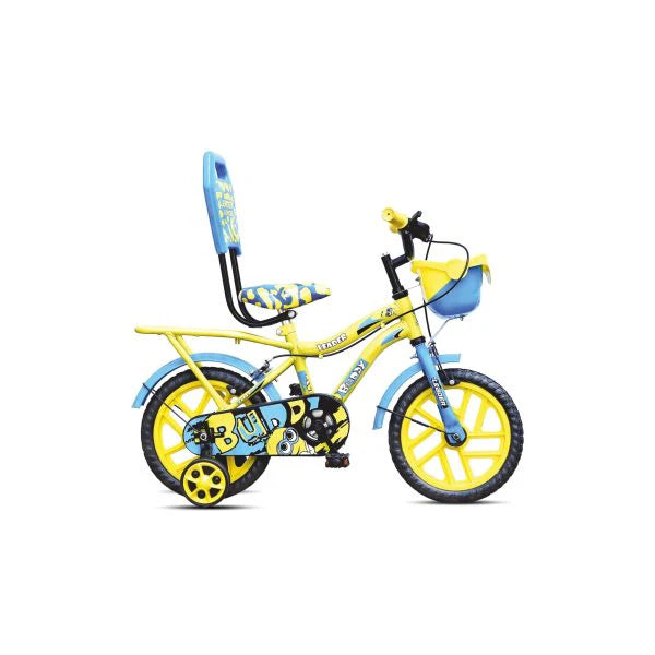 Leader Buddy Kids Cycle 14T with Training Wheels (SEMI-Assembled) for Boys and Girls Ideal for Age Group 2-5 Years | Frame: 8 Inches