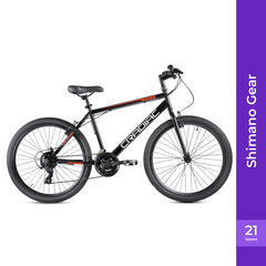 CRADIAC CITY BIKE 26 21 SPD BLACK