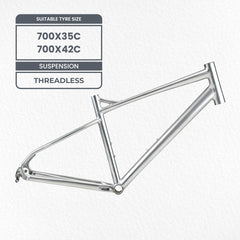 Bicycle Frame - Hybrid Bike Frame -Alloy  Bicycle Frames - Concept