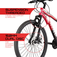 Crow Bikes Stinger X7 Red - 21 Speed