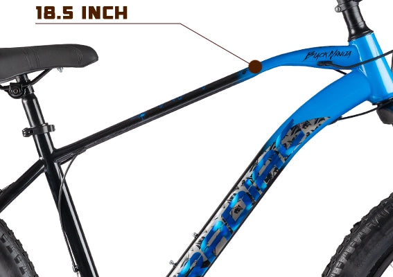 Buy Cradiac Black Ninja Single Speed 26T Blue MTB | Bicyclekart Buy Cradiac Black Ninja Single Speed 26T Blue MTB | Bicyclekart
