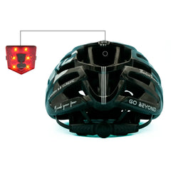 Bepositive Guardian 5.2 Classic cycling helmet+ Helmet Backlight combo