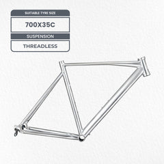 Bicycle Frame - Hybrid Bike Frame -Alloy  Bicycle Frames - Machine