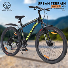 Urban Terrain Max Geared High Performance MTB Green