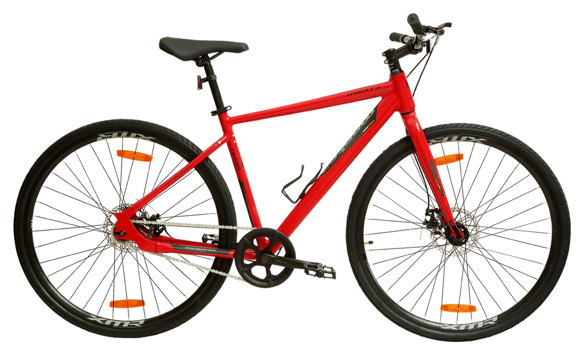 Montra TIMBA Single Speed 700C T Hybrid Cycle/City Bike  (Single Speed, Red , Rigid) (Copy)