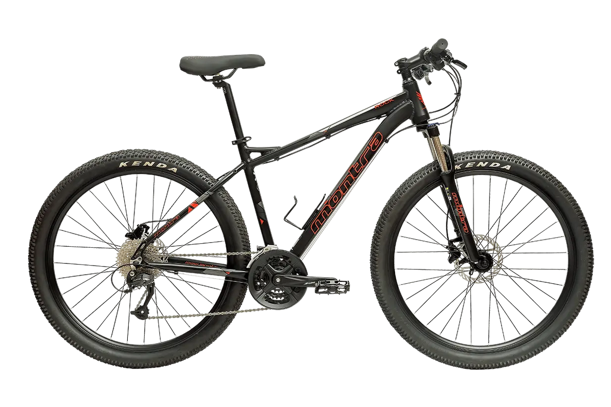 Montra Rock 29Inch 24 Speed 29 T Mountain/Hardtail Cycle (24 Gear, Black, Orange, Only Front Suspension)