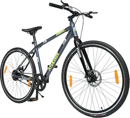 RYDEWIN MARC 700C Hybrid City Bike for Cyclists Grey 29T 26 T Hybrid Cycle/City Bike (Single Speed, Grey)