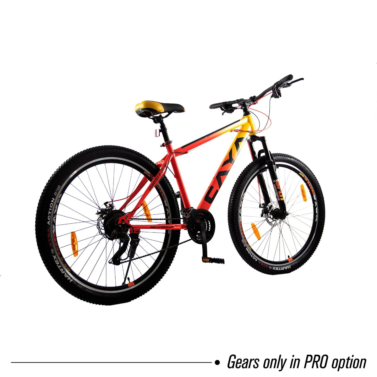 CAYA Split Reloaded 29" Cycle | Ideal for: Above 14 Year | 21 Hi-Speed Shimano Gear | Frame Size: 17.5" | Ideal Height: 5.6 ft | Unisex Adult Road Bike | 90% Assembled | Orange