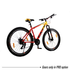 CAYA Split Reloaded 29" Cycle | Ideal for: Above 14 Year | 21 Hi-Speed Shimano Gear | Frame Size: 17.5" | Ideal Height: 5.6 ft | Unisex Adult Road Bike | 90% Assembled | Orange