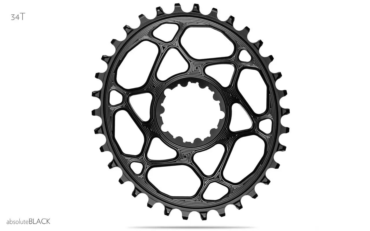 Absolute Black Oval Boost N/W chainring for SRAM 3mm offset